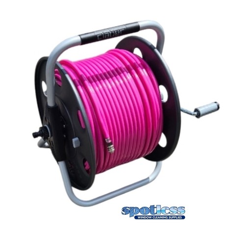 Window cleaning hose reel - window,