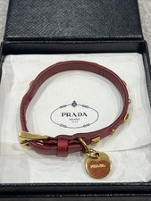 PRADA Saffiano Leather Studded