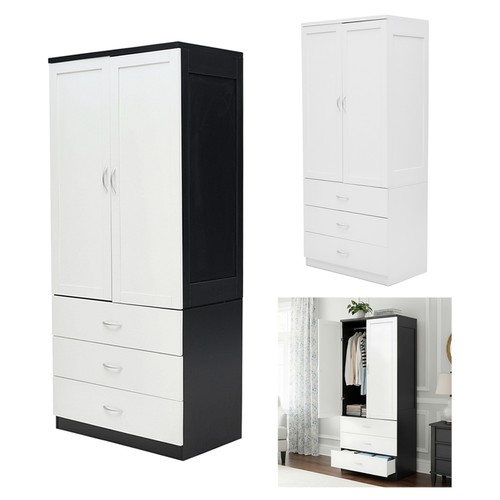 Modern door wardrobe 80cm - 2-door, 60/80cm