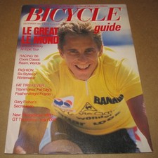 GREG LEMOND Dec. 1986 Bicycle