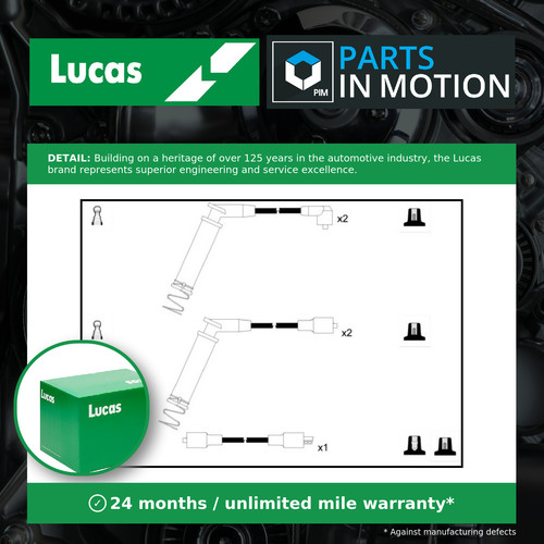 Leads ignition cables set - leads,
