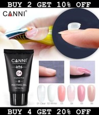 CANNI Poly Nail Gel II Quick Building Nail Extension Gel Natural Camouflage Tips