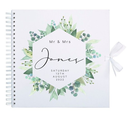 Personalised wedding scrapbook - personalised,