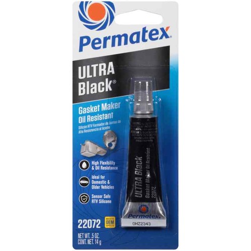 Permatex ptx 22072 black rtv - permatex, ptx-22072