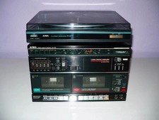 AIWA CX-W10 STEREO CASSETTE RECEIVER & AIWA PX-10/PX-E10 TURNTABLE SYSTEM (1985)