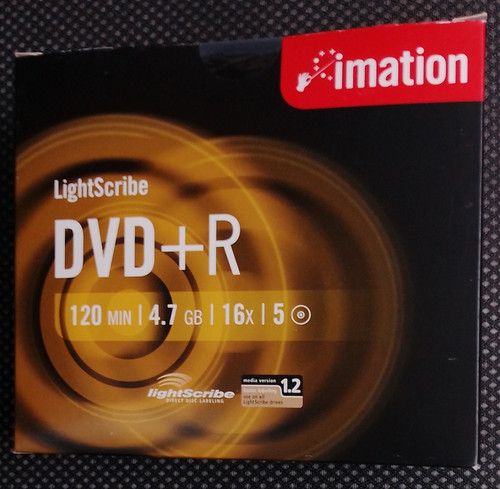 Imation lightscribe dvd - imation, dvd+r
