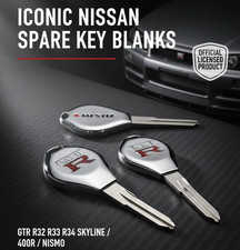Spare Key Blank Replacement Mechanical Blade GTR R32 R33 R34 Skyline 400R Nismo