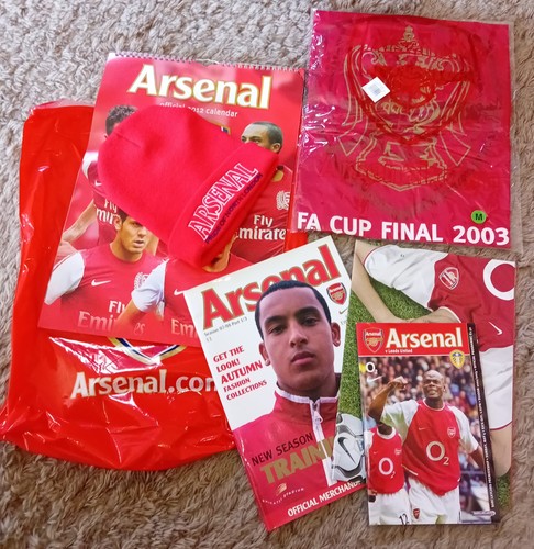 Job lot arsenal football items - job,