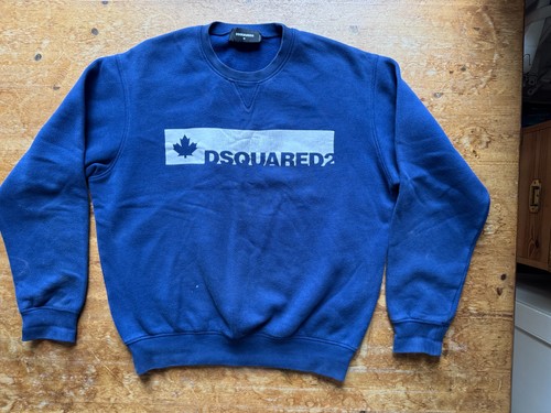 Mens dsquared2 blue jumper - dsquared2,
