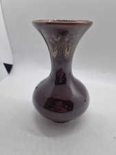Kernewek brown drip glaze vase
