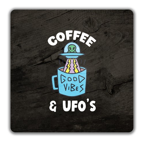 Funny coffee ufo 2 - ufo's,