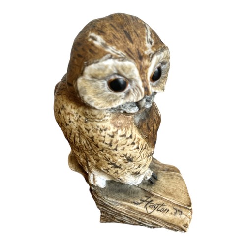 Vintage tawny owl figurine - vintage, by