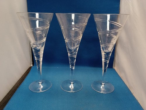 Lot clear spiral etched - lot,