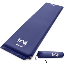 Single Camping Mat Self Inflating Inflatable Roll Mattress Extra Thick 5cm Trail
