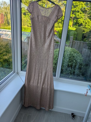 D.Anna rose gold sequinned