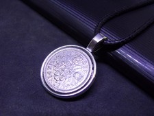 British Coin Pendant Necklace