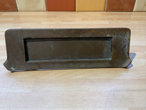 Letterbox brass copper plain - letterbox,, brass/copper