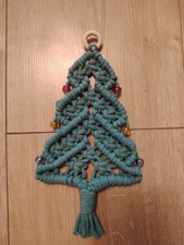 Macrame Christmas Tree Small Hand Crafted