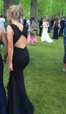 Black Embellished Sherri Hill