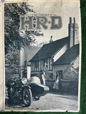 HRD Vincent 500 Comet Meteor Rapide 1000 Brochure service manual parts TT JAP