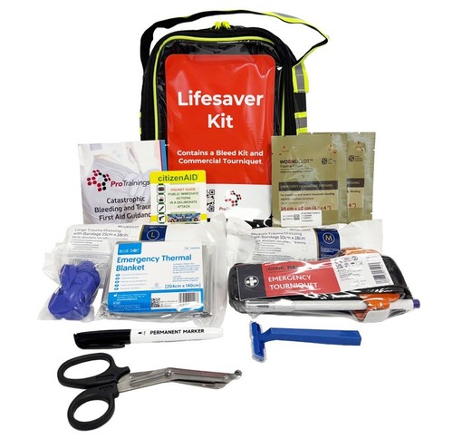 Lifesaver kit with - with, tourniquet