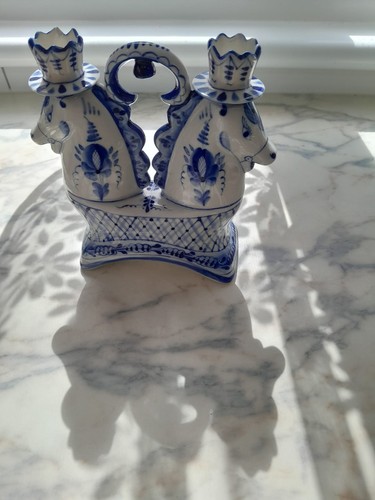 Vintage gzhel porcelain hand - vintage,