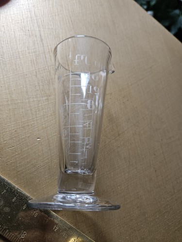 Hand blown vintage glass - hand,
