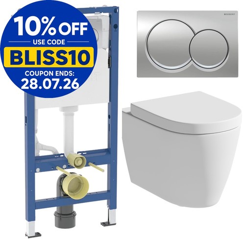 Rimless wall hung toilet - wall,