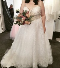 Victoria Kay Corset Wedding Dress Size 22