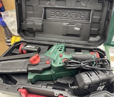 Parkside PGHSA 12 C2 12v Pruning Chainsaw With 2 x Batteries, Charger & Case