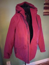 Ladies Burgundy Fleece Lined