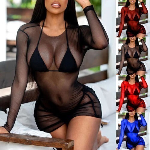 Womens sexy mesh mini - womens,