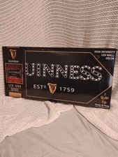NEW Guinness LED Bar Sign ESTD 1759 High Intensity Wall Decor Light Up Man Cave