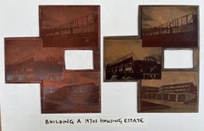 Vintage 70s four colour copper printing plates letterpress graphic #5