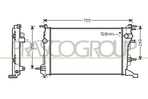 New prasco radiator fits - prasco,