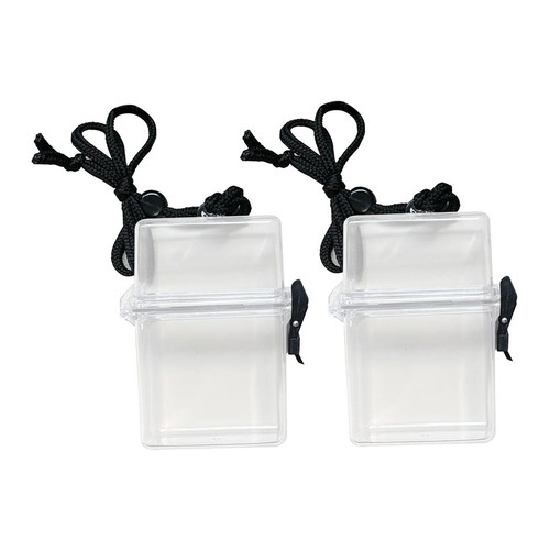 2pcs clear waterproof cases - 2pcs,