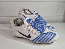 Nike Total 90 Shoot II T90 Football Boots 2008 white/blue Unisex UK Size 5.5