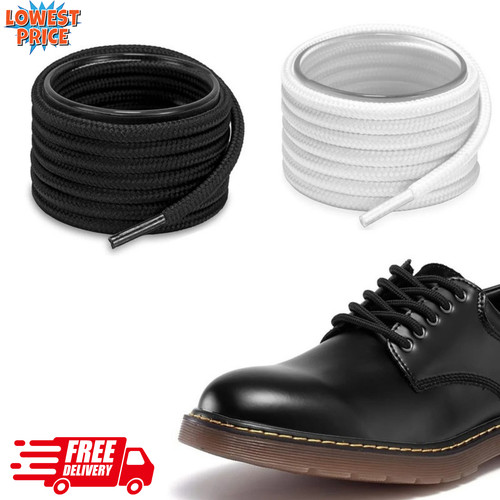 Round shoe laces - round, boots