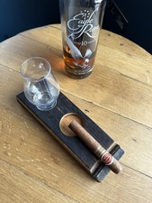 Whiskey And Cigar Holder Barrel Stave