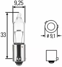 Bulb H21W BAY9s 12V (Halogen