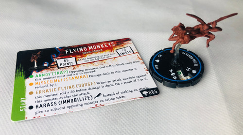 Horrorclix flying monkeys 065 - horrorclix, #065