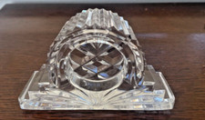Waterford Crystal Cottage Mantel Clock Frame.  Height 2.5 in Width 4 in.