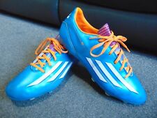 Men's ADIDAS F10 TRX FG Firm Ground Blue Football Boots Size UK 10 EU 44 2/3