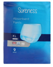 Sureness Absorbent Pants: 9x4