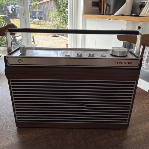 Vintage pye radio typhoon - pye,