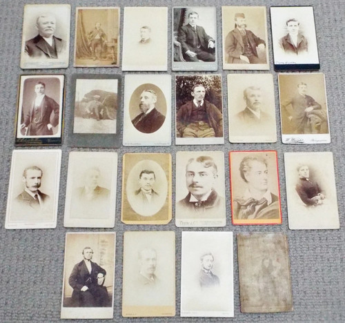 Carte visite photograph job - carte, de