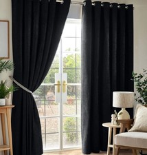 Pair of Curtains Chenille