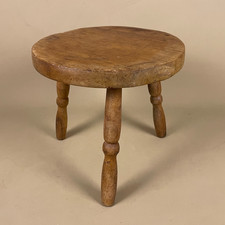 Vintage Round Milking Stool