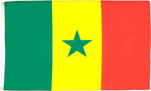 Senegal flag 90x60 - 90x60, cm