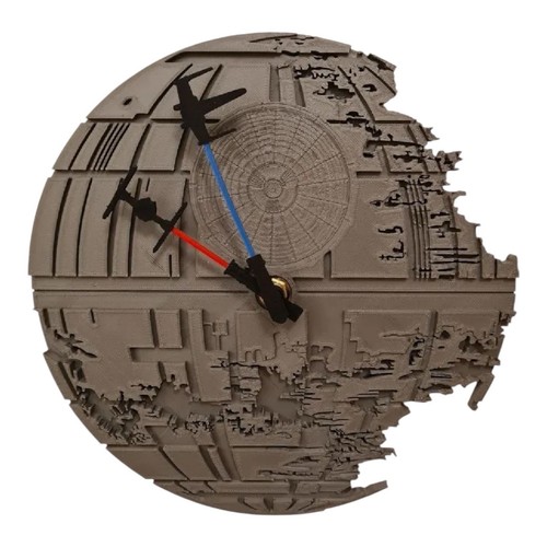 Star wars clock - star,